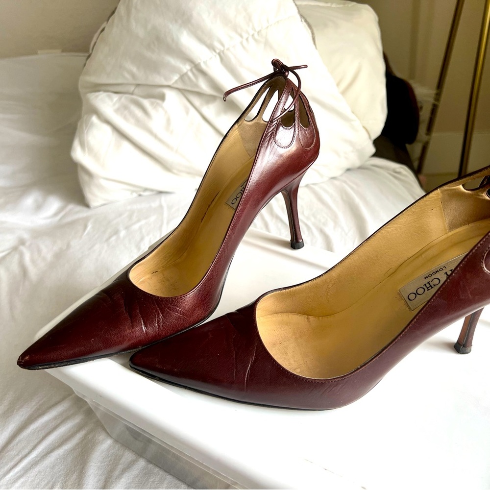 Jimmy Choo leather pumps